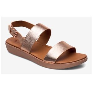 fitflop barra rose gold